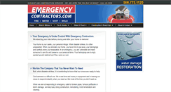 Desktop Screenshot of emergencycontractors.com
