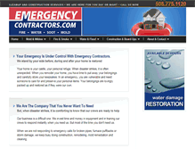 Tablet Screenshot of emergencycontractors.com